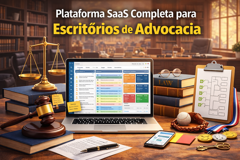 Plataforma SaaS Completa para Escritórios de Advocacia